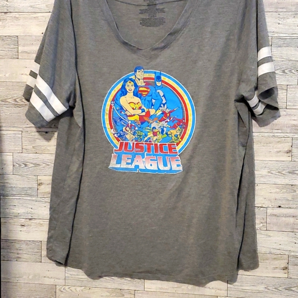 Plus Size T-Shirt Justice League - 3X